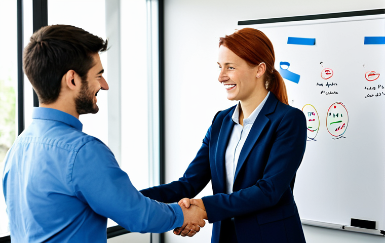 규제 업무에서의 협상 기술 - Negotiation Preparation**

"A businesswoman in a modest business suit reviewing documents and charts...