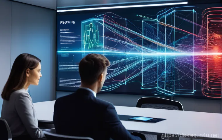 규제 업무의 실제 사례 분석 - **Prompt for EU AI Act: Navigating High-Risk AI for Business**
    "A vibrant, professional illustra...